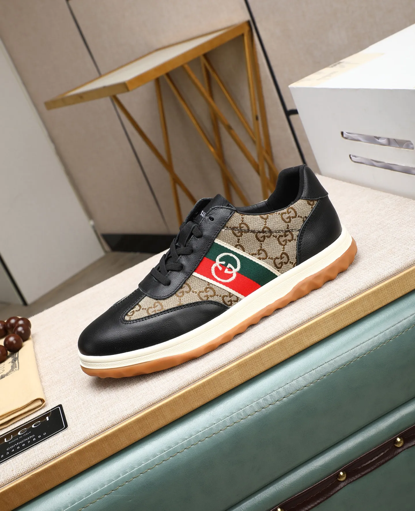 Men's men's shoes💰440 GUCCI🔍🔍2025 latest model Available at the counter at the same time, original calfskin imported from Italy, genuine leather lining, (high-end, extravagant, and classy) with exquisite workmanship, soles: original soles specially provided by the original factory, ⚠Exclusive double-layer movable molded soles are super comfortable⚠, real photos🎬The real ones are better🔍🔍"High quality·Follow the order" code number 38-44 (45 46 customized)